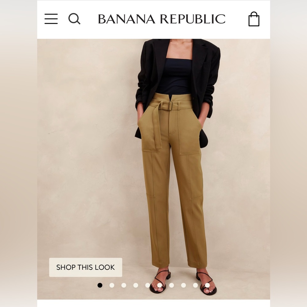 Banana Republic refined utility pant sz 10p EUC!
